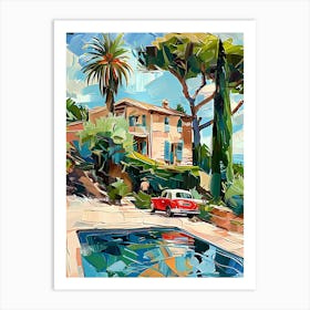 House By The Pool 3 Art Print