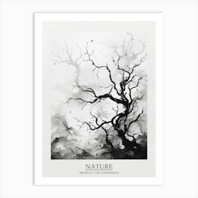 Nature Abstract Black And White 2 Poster Art Print