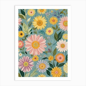 Floral Bliss Art Print