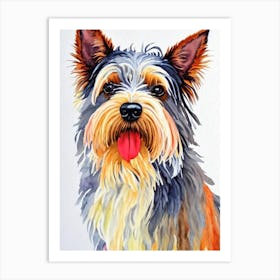 Scottish Terrier Watercolour Dog Art Print