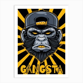 Gangsta Art Print