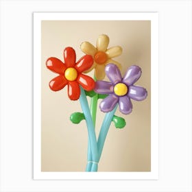 Dreamy Inflatable Flowers Cineraria 1 Art Print