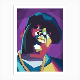 Biggie Pop Art WPAP Art Print