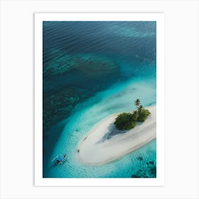 Island In The Maldives 19 Art Print