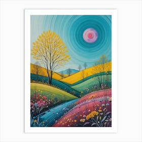 Field Of Flowers 1 Art Print