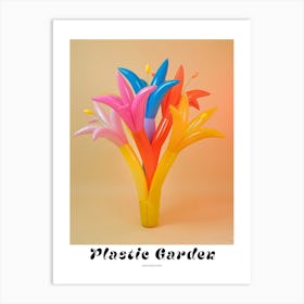 Dreamy Inflatable Flowers Poster Kangaroo Paw 1 Art Print