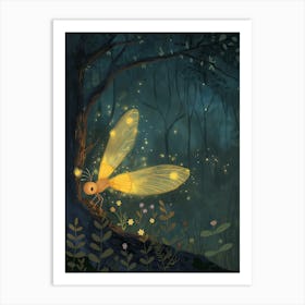 Fairy In The Forest Art Print