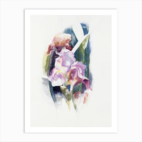 Purple Iris, Charles Demuth Art Print