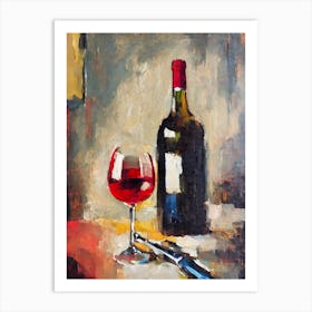 Montepulciano 1 Oil Painting Cocktail Poster Art Print