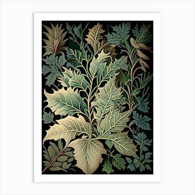 Bay Leaves Herb Vintage Botanical Art Print