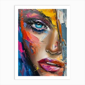 Abstract Of A Woman 80 Art Print