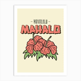 Hawaiian Hibiscus 1 Art Print