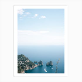 Coast Of Capri Italy Art Print