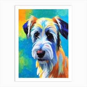Silky Terrier Fauvist Style Dog Art Print