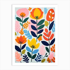 Flowers 10, Matisse style, Floral Art Print