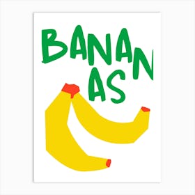 Bananas Art Print