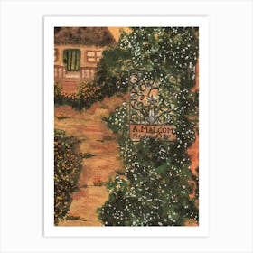 Countryside Street Landscape Art Print Art Print