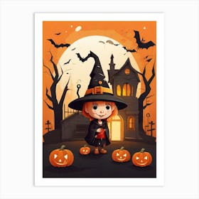 Halloween Witch 2 Art Print