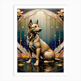 Dog Art~ Escape Clause ~ Reimagined Art Print