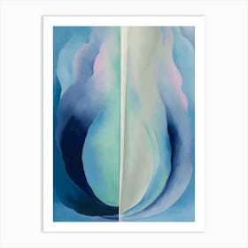 Georgia O'Keeffe - Abstraction Blue Art Print