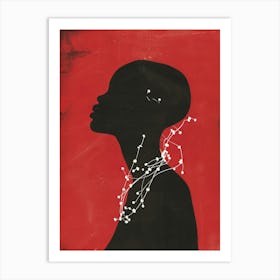 Silhouette Of A Woman 64 Art Print