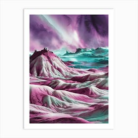 Purple Landscape Art Print