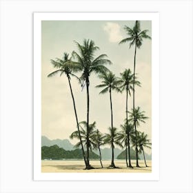 Cenang Beach Langkawi Island Malaysia Vintage Art Print