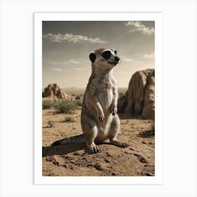 Meerkat 21 Art Print