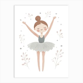 Little ballerina Art Print