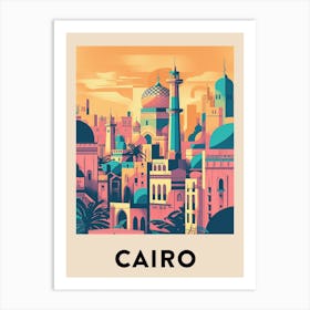 Cairo 2 Vintage Travel Poster Art Print