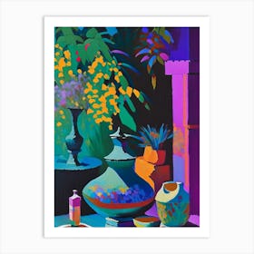 Suan Nong Nooch, Thailand Abstract Still Life Art Print