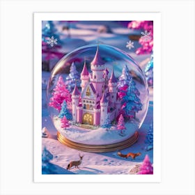 Snow Globe 3 Art Print