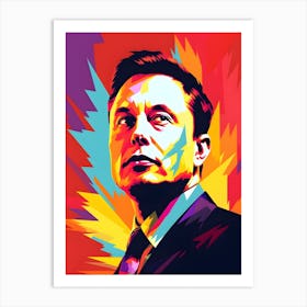 Elon Musk 2 Art Print