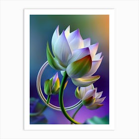 Lotus Flower 154 Art Print