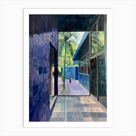 'Blue Room' 1 Art Print