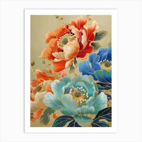 Chinese Flower Painting 19 Art Print