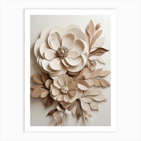 Paper Flowers 2 Art Print