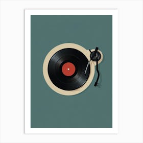 Vinyl Record 7 Art Print