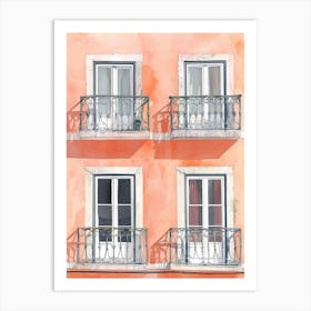 Lisbon Europe Travel Architecture 4 Art Print