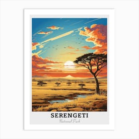 Serengeti National Park Travel Art Print