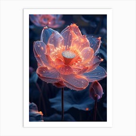 Lotus Flower 37 Art Print