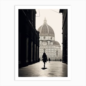 Florence Italy Black And White Analogue Photography 4 Art Print