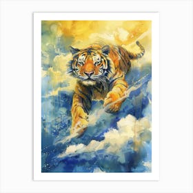 Tiger In The Sky 3 Art Print