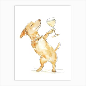 Dachshund 3 Art Print