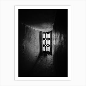 Old window with modern view of London // Travel Photography Art Print