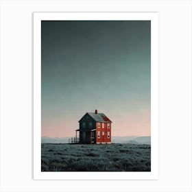 House In The Middle Of Nowhere Art Print