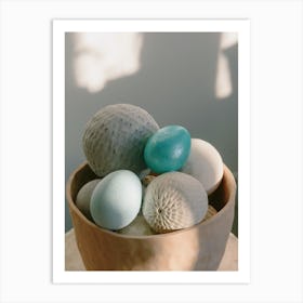 Easter Eggs In A Bowl 14 Art Print