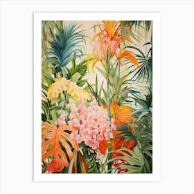Tropical Plant Painting Areca Palm 1 Art Print