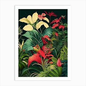 Tropical Paradise 7 Botanicals Art Print