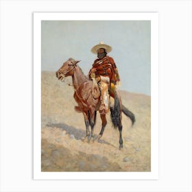 A Mexican Vaquero, Frederic Remington Art Print